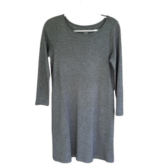 Wool& Dresses & Skirts - Wool& Margo Shift Dress Women's Size Medium Merino Wool Blend Gray Pockets